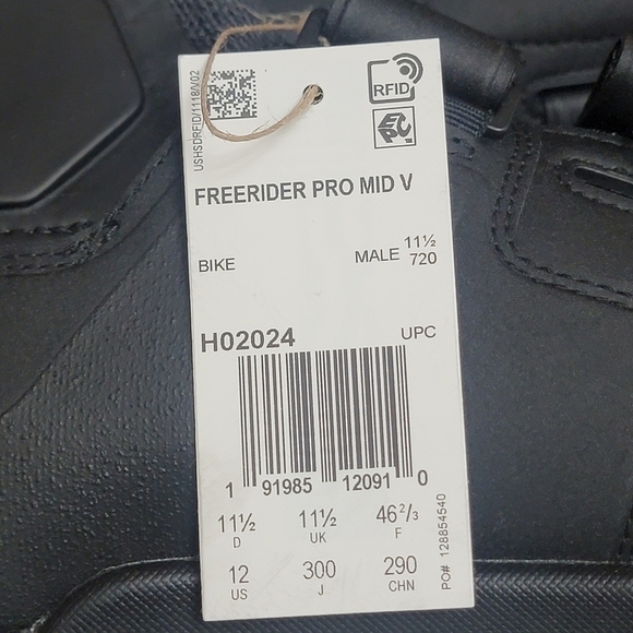Adidas Five Ten Freerider Pro Mid VCS Mountain Bike Shoes H02024 Size 12 New